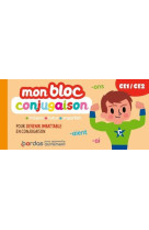 Mon bloc conjugaison ce1/ce2