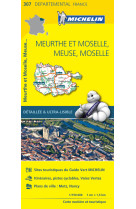 Carte départementale meurthe et moselle, meuse, moselle