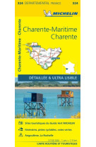 Carte départementale charente-maritime, charente