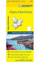 Carte départementale alpes-maritimes