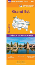 Carte regionale france - carte regionale maxi - grand-est