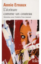 L'écriture comme un couteau