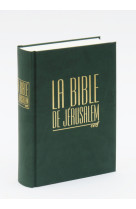 La bible de jerusalem - compacte reliee verte