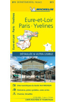 Carte départementale eure-et-loir, paris, yvelines