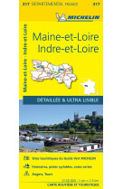 Carte départementale indre-et-loire, maine-et-loire