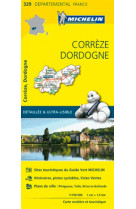 Carte départementale dordogne, corrèze