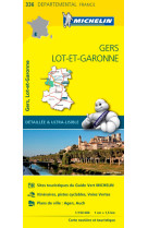 Carte départementale gers, lot-et-garonne