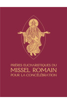 Prières eucharistiques du missel romain pour la concélébration