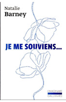 Je me souviens...