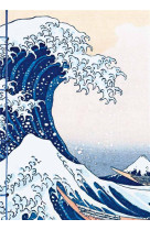 Carnet hazan hokusai, la grande vague de kanagawa 16 x 23 cm (papeterie)