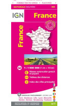 1m955 france routière maxi format plastifiée 2020