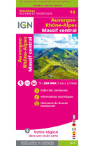 Nr14 auvergne-rhone-alpes (massif central)  1/250