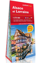 Alsace et lorraine 1/275.000 (carte grand format laminée)