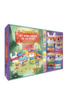 Coffret marionnettes à doigts - les mini-héros de la forêt