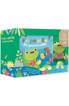 Mon premier livre de bain - fripouille la grenouille (valisette carton)