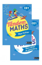 Tandem - maths ce1 - fichier de l-eleve + cahier geometrie