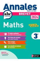 Annales brevet 2024 maths - corrige