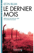 Le dernier mois (espaces libres - histoire)