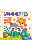 Mon p'tit hemma - gommettes pour les petits - les animaux calins - + de 300 gommettes repositionnabl