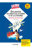 Bibliolycee - declaration des droits de la femme et de la citoyenne, de gouges - bac 2024 - parcours