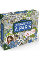 Disparition à paris - le jeu - coffret avec plateau et cartes