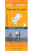 Carte régionale pays de la loire 2024