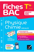 Fiches bac physique-chimie tle (spécialité) - bac 2025