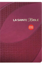 Hors collection biblio sainte bible 1910 - paroles de jesus en rouge, bordeaux