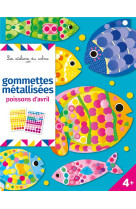 Gommettes metallisees poissons d'avril - pochette avec accessoires ned