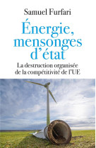 Energie, mensonges d-etat - la destruction organisee de la competitivite de l-ue