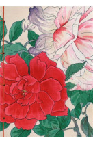 Carnet hazan roses dans l'estampe japonaise 12 x 17 cm (papeterie)