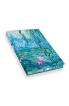 Carnet hazan pleine toile  monet  nympheas