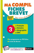 Ma compil fiches brevet - francais histoire geographie emc 3eme