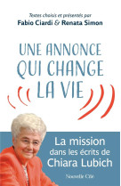 Une annonce qui change la vie - la mission dans les ecrits de chiara lubich