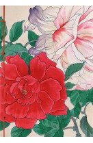 Carnet hazan roses dans l'estampe japonaise 18 x 26 cm (papeterie)