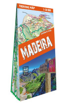 Madere 1/50.000 (carte grand format laminee trekking tq). madeira - anglais