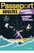 Passeport adultes - aventures et énigmes - cahier de vacances 2024