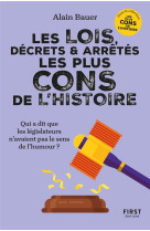 Les lois, decrets et arretes les plus cons de l'histoire