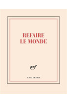 Carnet carre refaire le monde (papeterie)