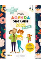 Mon agenda organisé 2025 - poche