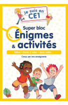 Je suis en ce1 - je suis en ce1 - super bloc enigmes & activites - rebus - points a relier - mots me