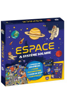 Coffret puzzle documentaire - espace & systeme solaire