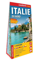 Italie du nord 1/650.000 (carte grand format laminee)