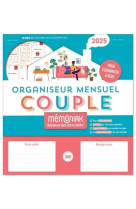 Organiseur memoniak special couple, calendrier mensuel (sept. 2024- dec. 2025)