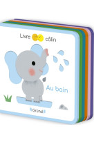 Livre calin mini feutrine - au bain