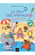 La colo des animaux - t02 - la colo des animaux - les pieds dans l'eau