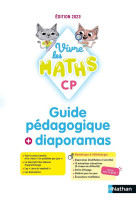 Vivre les maths : cp  -  guide pedagogique + diaporamas (edition 2023)