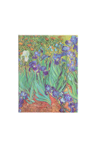 Carnet a couverture rigide iris de van gogh - ultra - non ligne - 144 p.