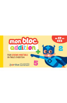 Mon bloc addition - pour devenir imbatable en tables d'addition