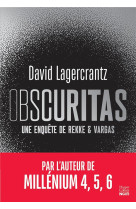 Obscuritas - le nouveau polar nordique de david lagercrantz, auteur de millenium 4,5,6